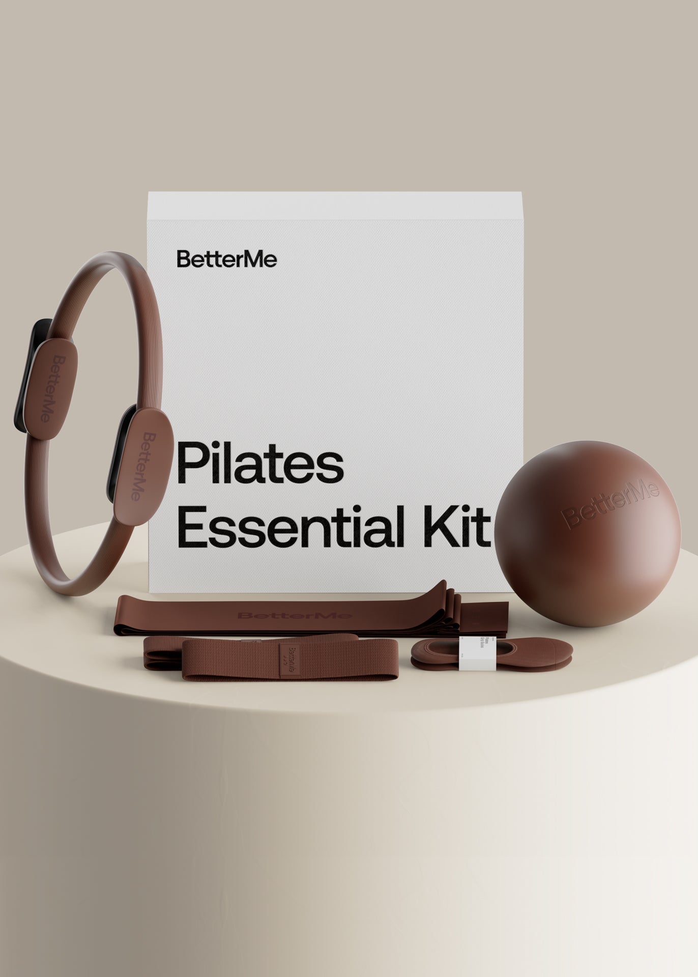 Ensemble d'Accessoires Essentiels pour Entraînement de Pilates à Domicile