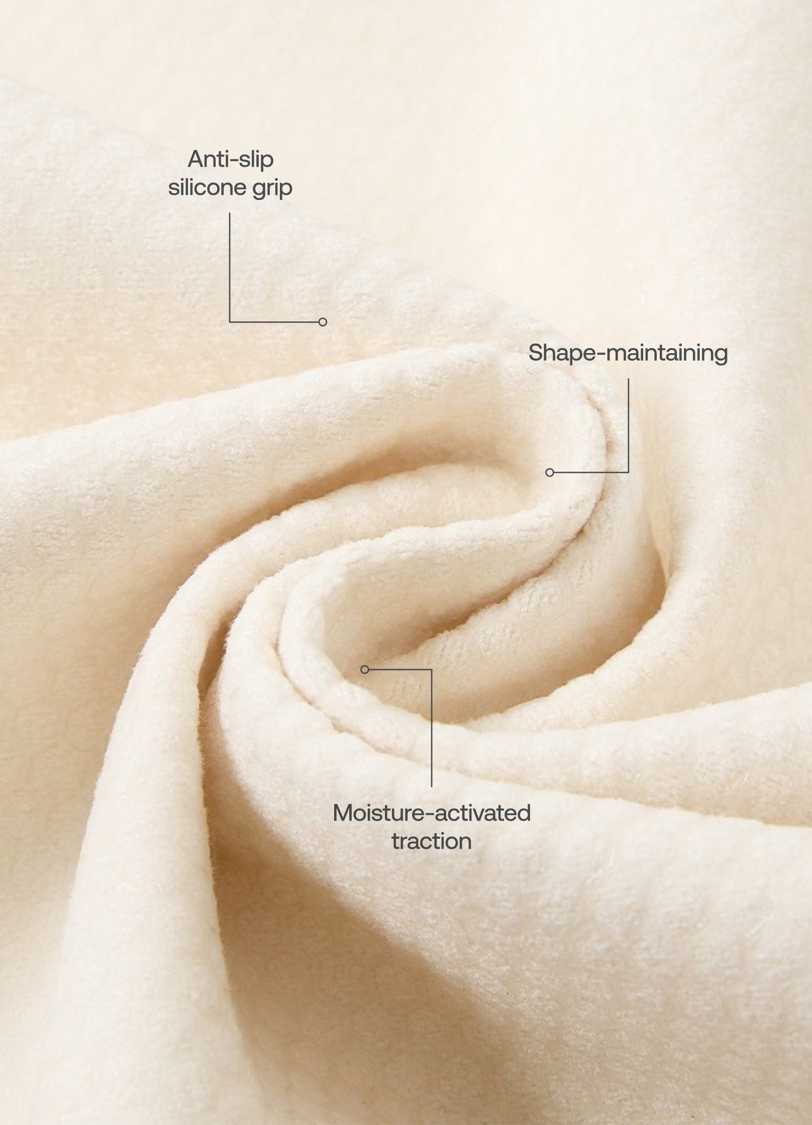 Serviette de yoga antidérapante
