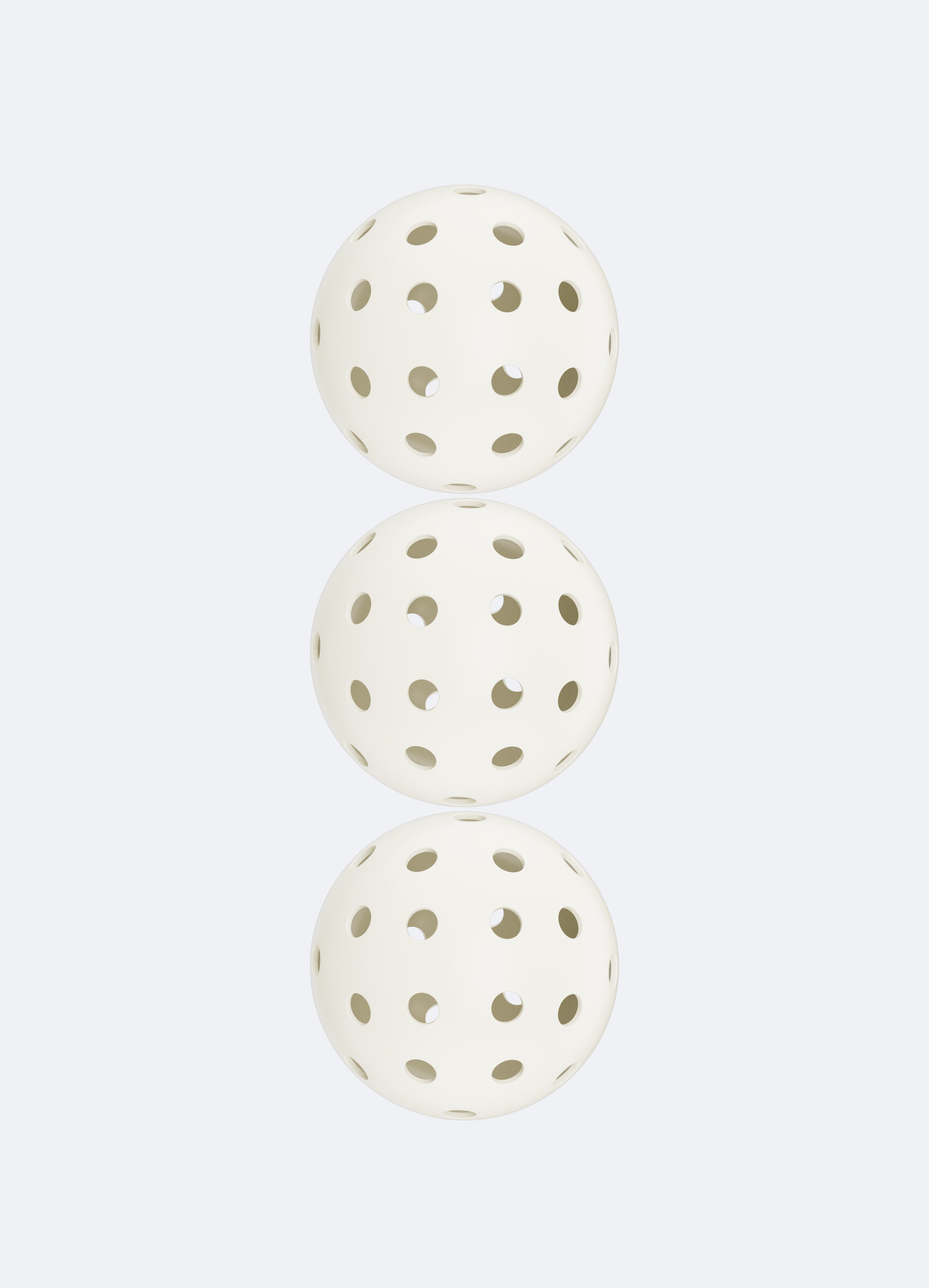 Balles de pickleball – Lot de 3